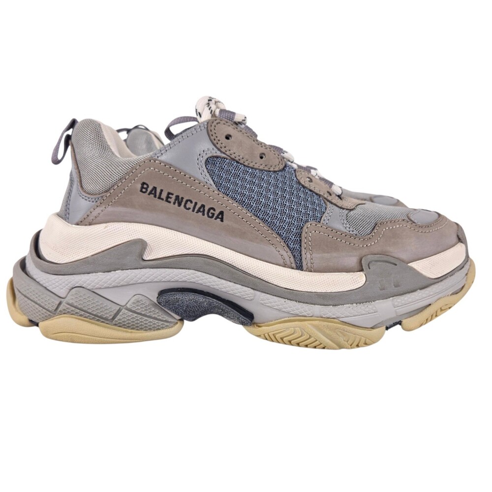 Balenciaga Triple S Sneakers US 7 EU 40 Mens Gray $1100 - Picture 4 of 14